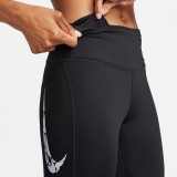 Γυναικείο Κολάν για Τρέξιμο Μαύρο - Nike Fast Εικόνα 1