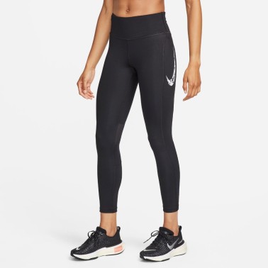 Γυναικείο Κολάν για Τρέξιμο Μαύρο - Nike Fast