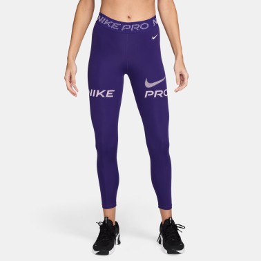 Γυναικείο Κολάν Προπόνησης Μωβ - Nike Pro 