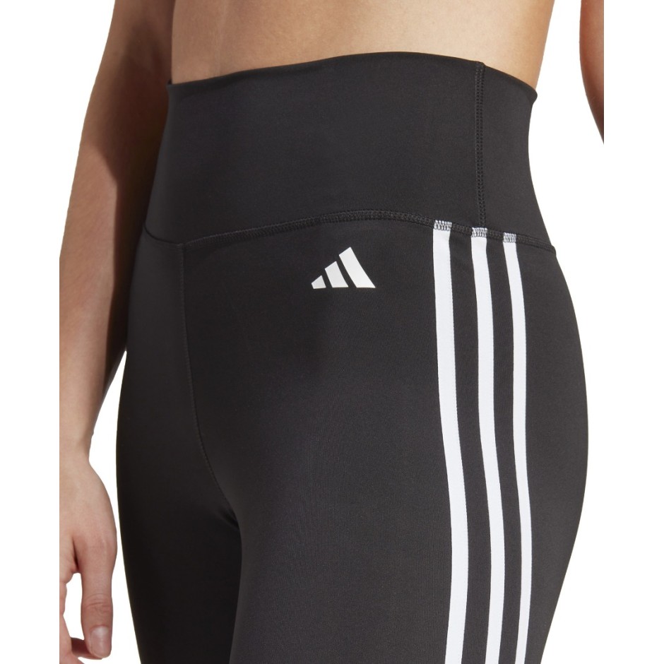 Γυναικείο Κολάν Προπόνησης Μαύρο - adidas Performance Train Essentials 3-Stripes