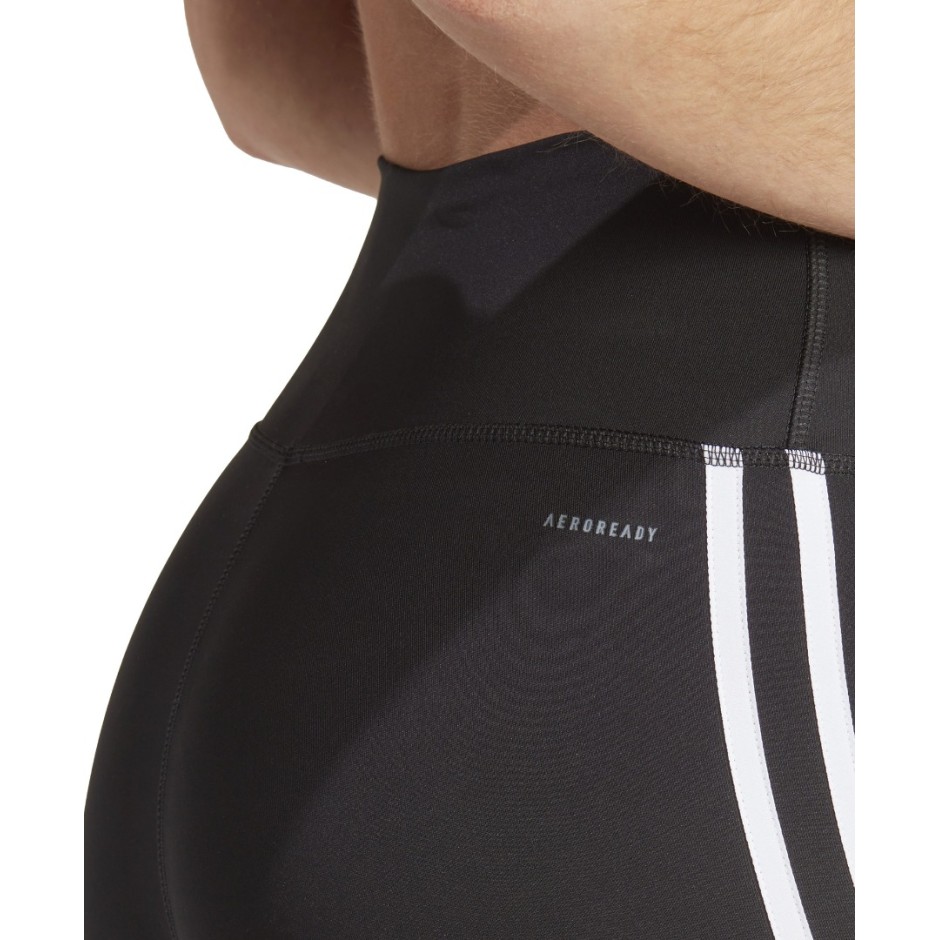 Γυναικείο Κολάν Προπόνησης Μαύρο - adidas Performance Train Essentials 3-Stripes