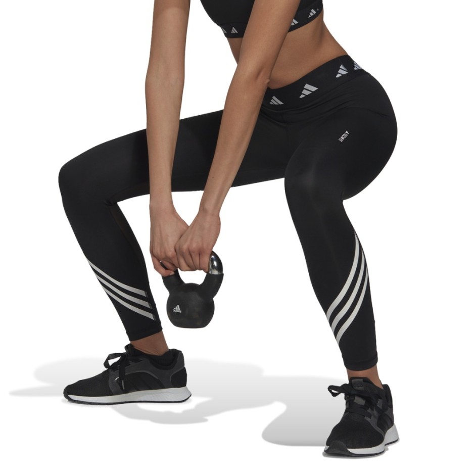 Buy adidas Women TF 3S 7/8 TGT Grey Training Tights Online