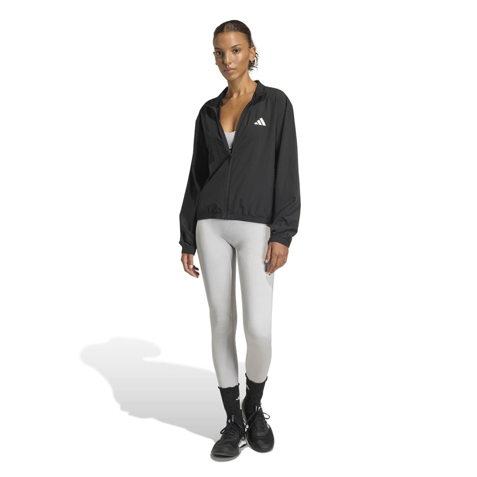 Γυναικείο Κολάν Προπόνησης Γκρι - adidas Performance Optime Essentials Workout Shine 7/8 