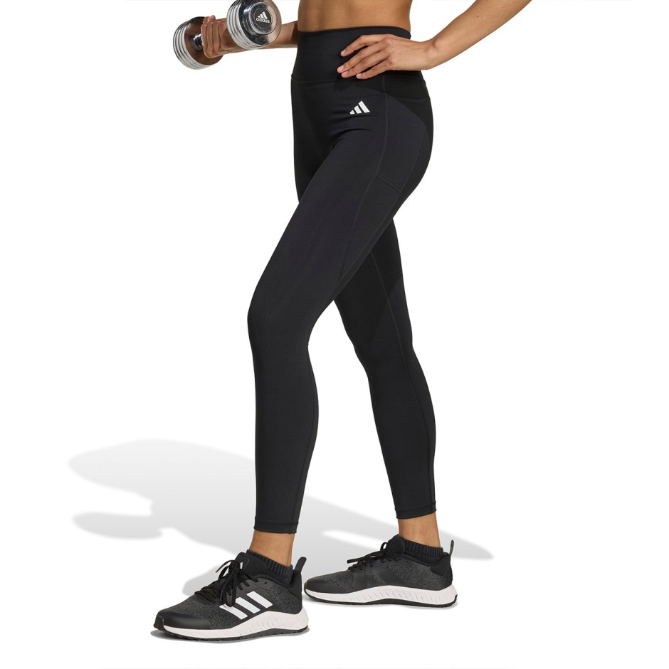 Γυναικείο Κολάν Προπόνησης Μαύρο - adidas Performance Optime Essentials Workout 7/8