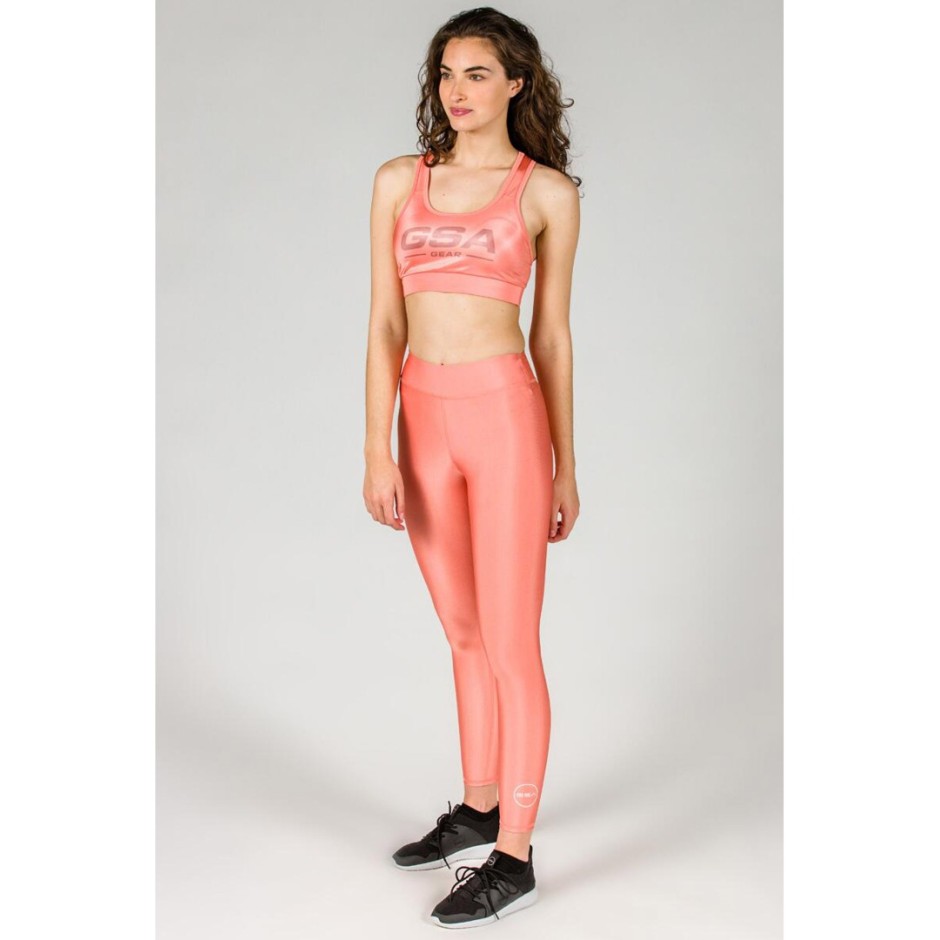 GSA WMN GSA GLOW LEGGINGS 7/8 17-27089-48 PEACH Somon