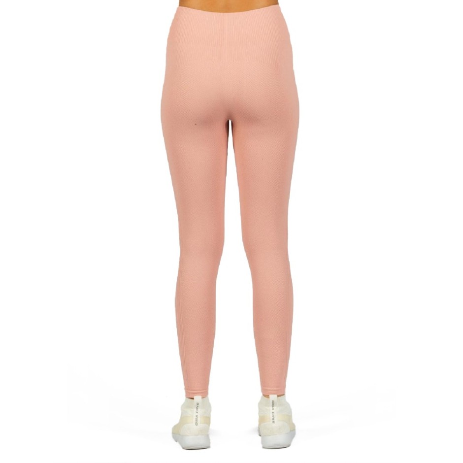 GSA R3 SEAMLESS RIBBED 7/8 PERFORMANCE LEGGINGS Ροζ
