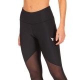 UNDER ARMOUR PROJECT ROCK HEATGEAR® MESH ANKLE CROP WOMEN'S 7/8 LEGGINGS 1351101-001 Black Image 1
