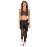 UNDER ARMOUR PROJECT ROCK HEATGEAR® MESH ANKLE CROP WOMEN'S 7/8 LEGGINGS 1351101-001 Black Image 2