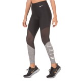 NIKE W NK PWR TGHT MSH WRP GX GM HO AQ4105-010 Black Image 
