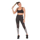 NIKE W NK PWR TGHT MSH WRP GX GM HO AQ4105-010 Black Image 2