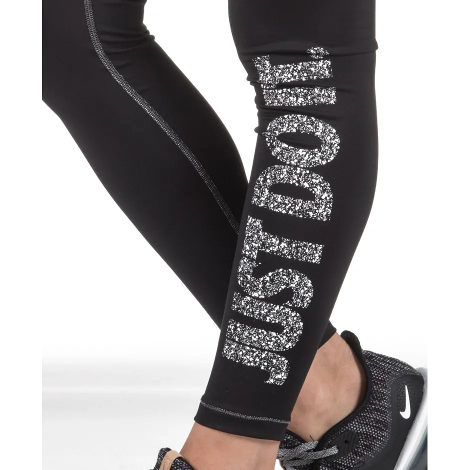 NEW Nike Femme High Rise Black Gold JDI Just Do It Leggings pants Size  Medium