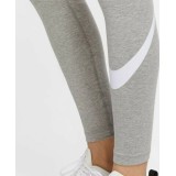 NIKE SPORTSWEAR ESSENTIAL WOMEN'S SWOOSH LEGGINGS CZ8530-063 Grey Image 0