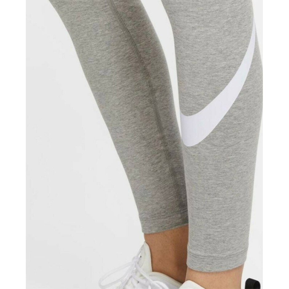 NIKE SPORTSWEAR ESSENTIAL WOMEN'S SWOOSH LEGGINGS CZ8530-063 Grey
