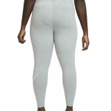 NIKE SPORTSWEAR ESSENTIAL WOMEN'S SWOOSH LEGGINGS CZ8530-063 Grey Image 2