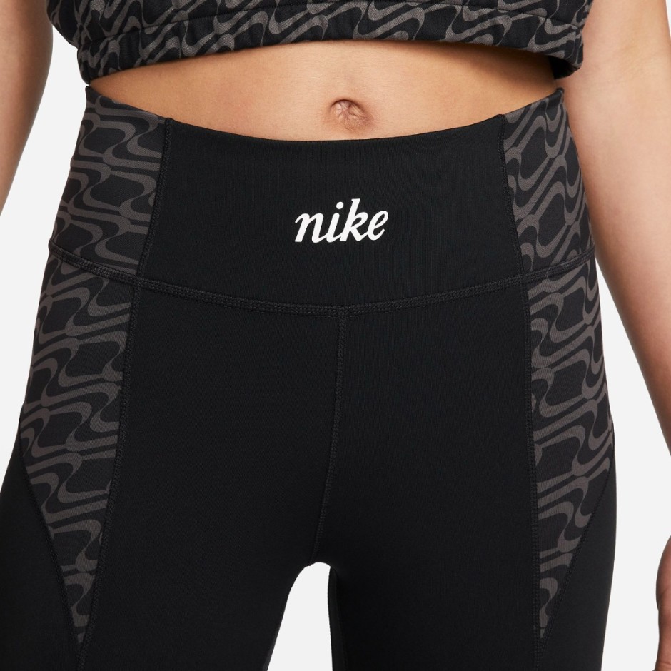 NIKE DRI-FIT ONE ICON CLASH TIGHTS Μαύρο 