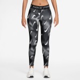 Γυναικείο Κολάν Προπόνησης Λευκό-Μαύρο - Nike Pro Εικόνα 