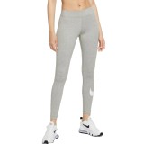 NIKE SPORTSWEAR ESSENTIAL WOMEN'S SWOOSH LEGGINGS CZ8530-063 Grey Image 