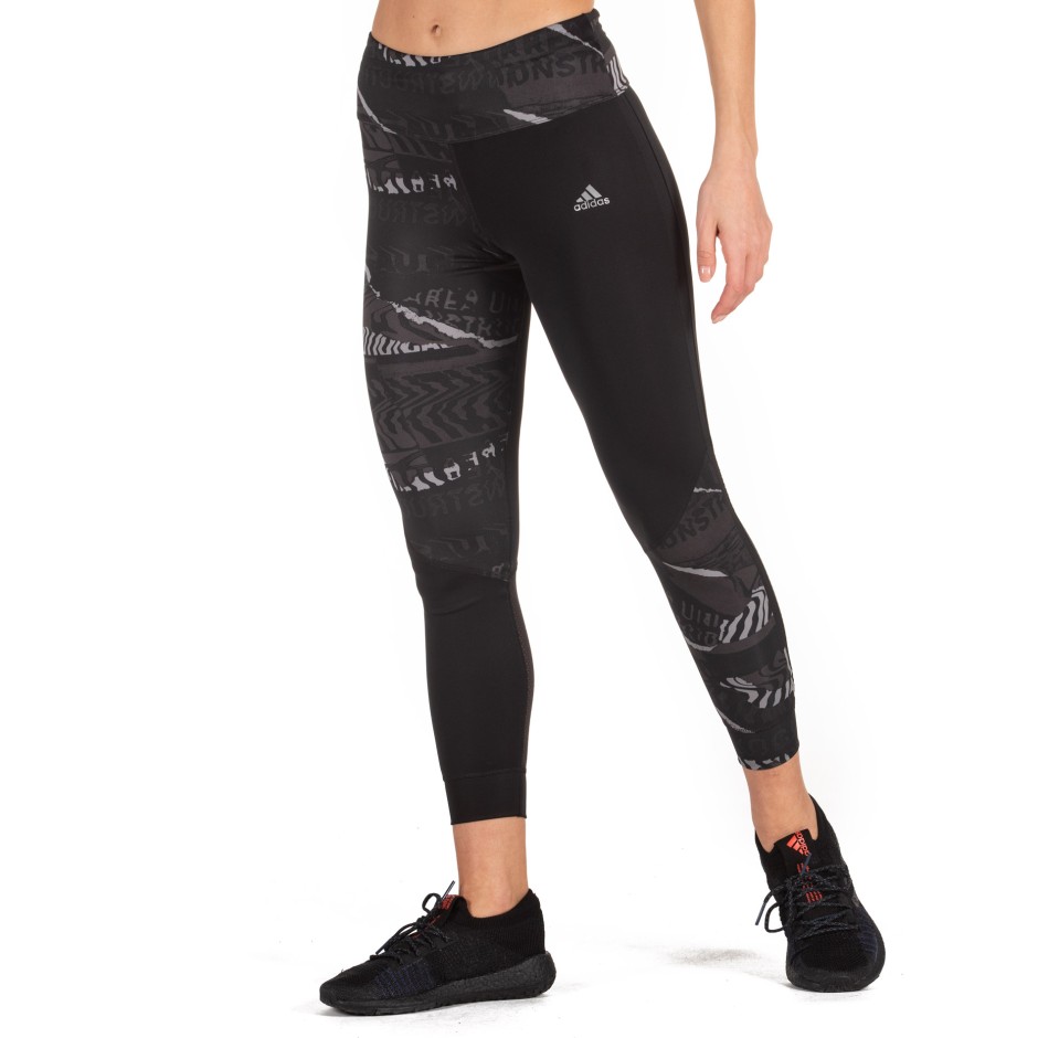 adidas Performance OWN THE RUN CITY CLASH LEGGINGS ED9301 Μαύρο