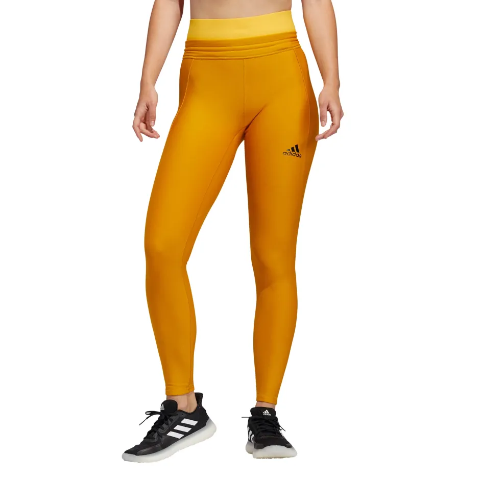 Adidas Big Women's Alphaskin COLD.RDY Long Tights, Legacy Gold
