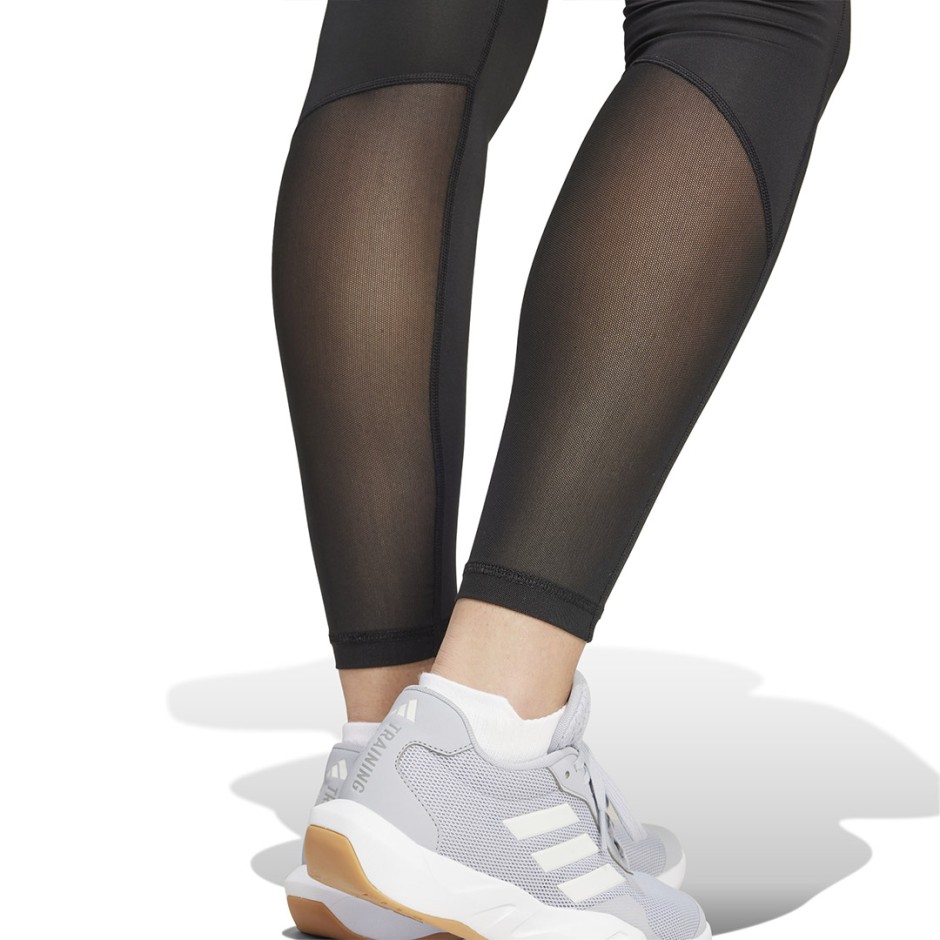 Γυναικείο Κολάν Προπόνησης Μαύρο - adidas Performance Techfit Stash Pocket