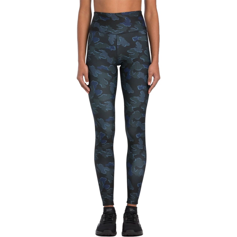 Γυναικείο Κολάν Προπόνησης Μαύρο - Reebok Sport ID Train Camo