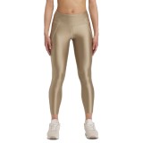 Reebok Sport Lux Shine Χρυσό - Γυναικείο Κολάν Προπόνησης Εικόνα 