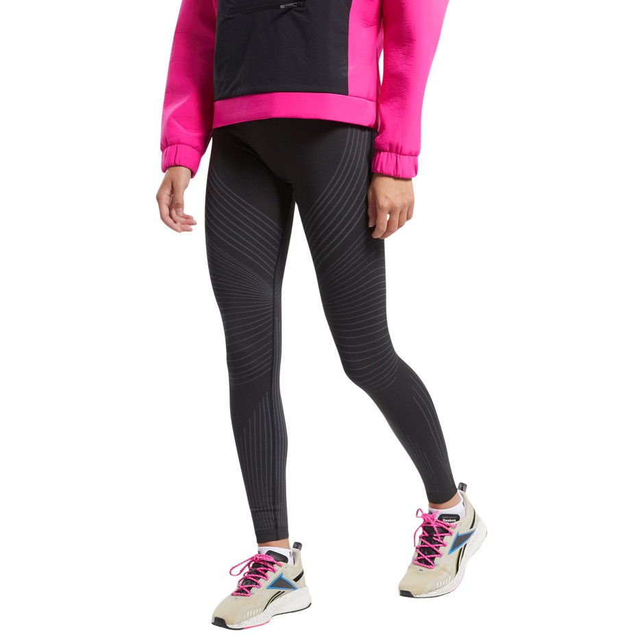 Reebok Sport TS THERMOWARM SMLS TIGHT FU2063 Μαύρο