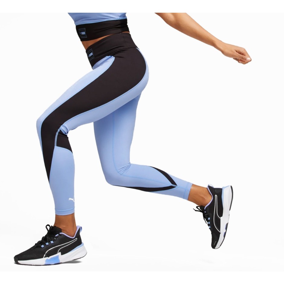 PUMA FIT HW 7/8 EVERSCULPT COLOR BLOCK TIGHT 523074-28 Purple