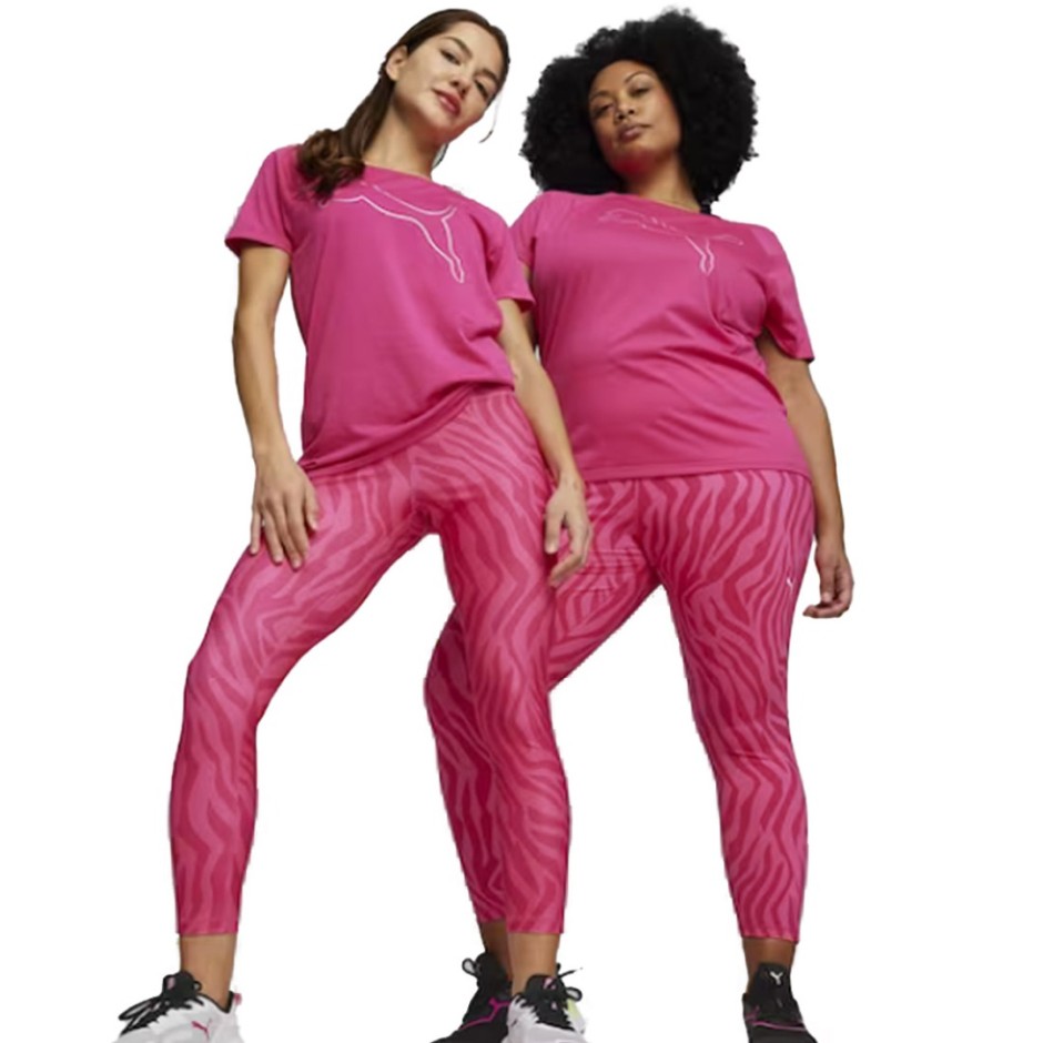 PUMA TRAIN FAV HW 7/8 TIGHT AOP 525086-28 Fuchsia