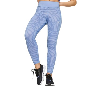 PUMA TRAIN FAVORITES AOP HIGH WAIST 7/8 TIGHT Μωβ