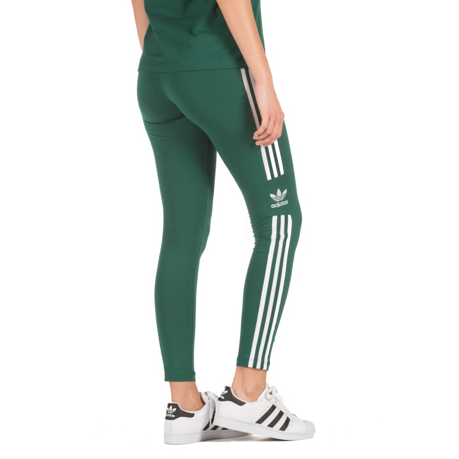 Adidas trefoil outlet leggings green