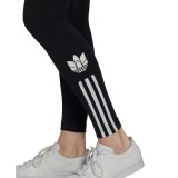 adidas Originals ADICOLOR 3D TREFOIL HIGH-WAISTED TIGHTS GT8461 Black Image 2