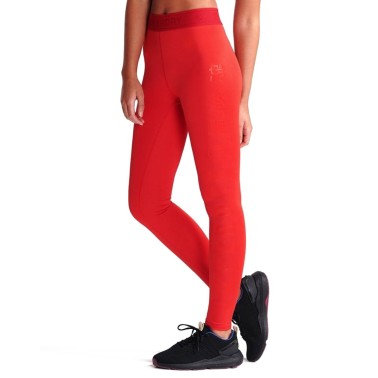 SUPERDRY SPORT TRAINING ELASTIC LEGGING WS310627A-RXG Κόκκινο