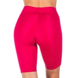 GSA UP&FIT PERFORMANCE BIKER LEGGINGS 17-29036-38 CHERRY RED Bordeaux Image 3