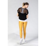 GSA SUMMER GLOW LEGGINGS PLAIN COLORS 17-2001-24 GOLD Gold Image 2