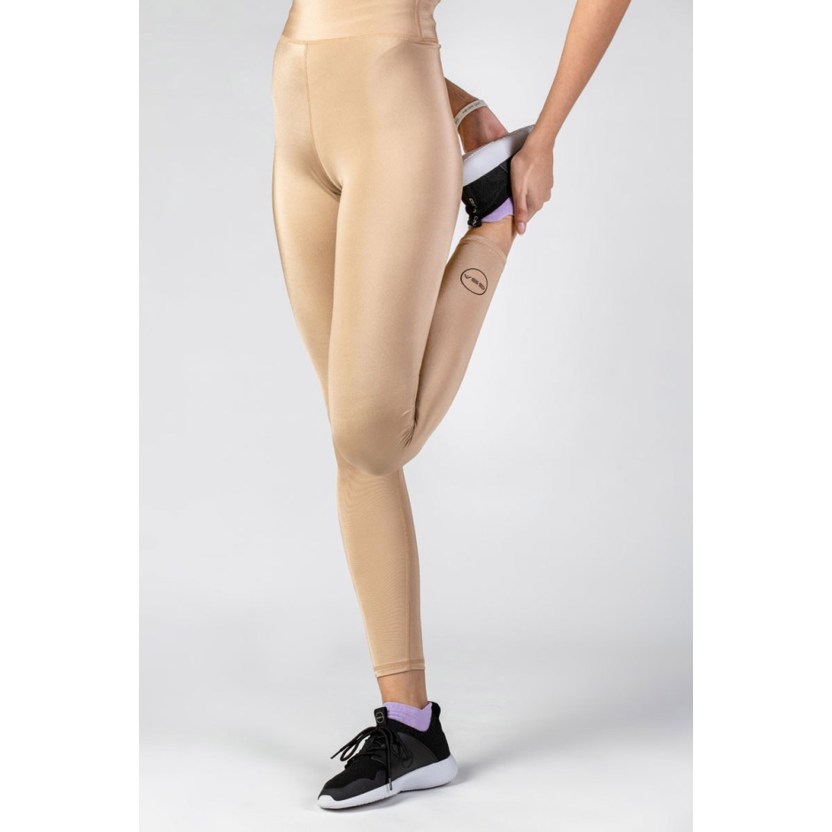 GSA SUMMER GLOW LEGGINGS PLAIN COLORS 17-2001-60 SAND GOLD Gold