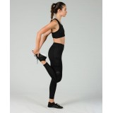 GSA GEAR PLUS COMPRESION LEGGINGS WITH POCKET R3 1721107005-JET BLACK Μαύρο