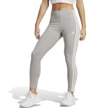 adidas Sportswear ESSENTIALS 3-STRIPES HIGH-WAISTED SINGLE JERSEY LEGGINGS Γκρί 