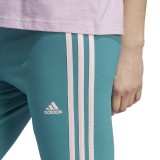 adidas Sportswear ESSENTIALS 3-STRIPES HIGH-WAISTED SINGLE JERSEY LEGGINGS Ροζ  Εικόνα 1
