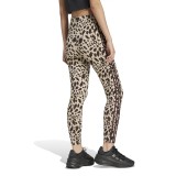 Γυναικείο Κολάν Καφέ - adidas Sportswear Essentials 3-Stripes Animal Print Εικόνα 0