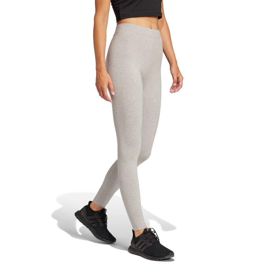 Γυναικείο Κολάν Γκρι - adidas Sportswear Essentials Linear Cotton