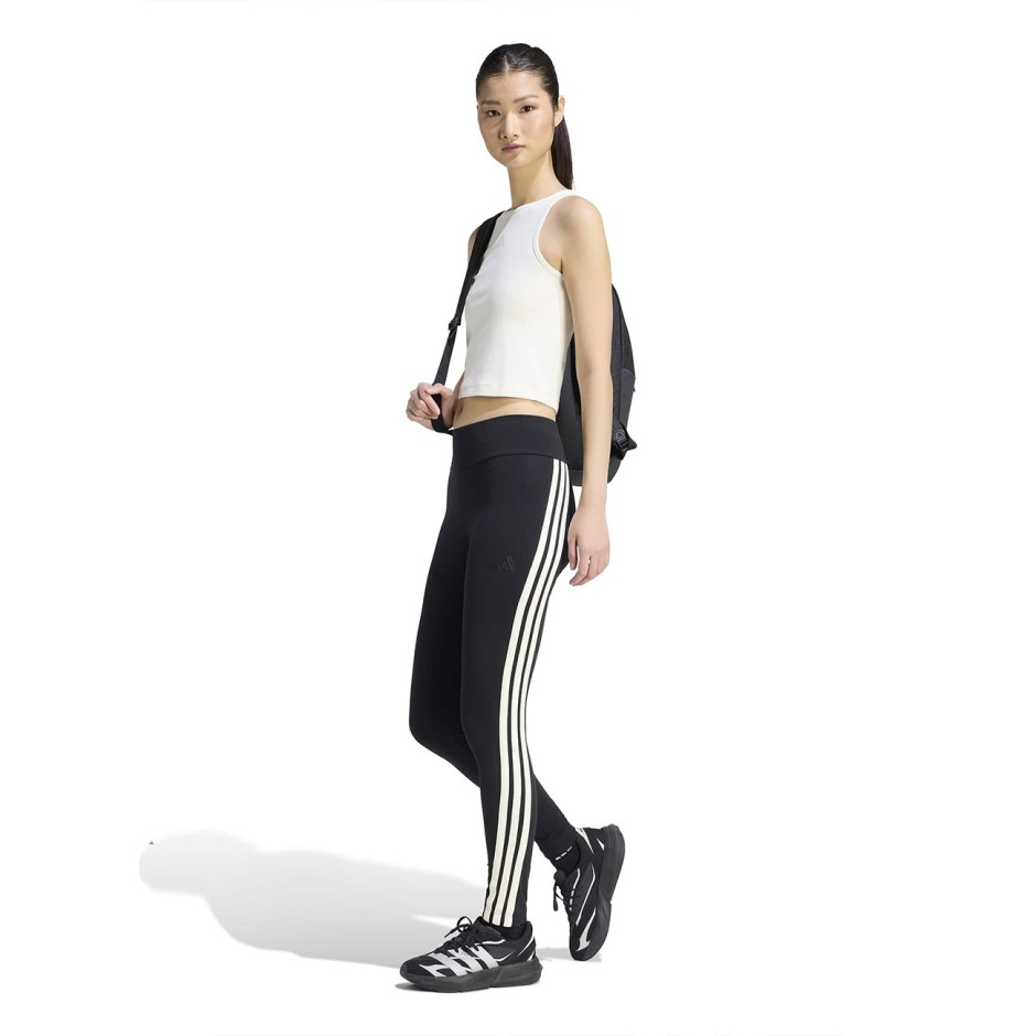 Women's Leggings Black - adidas Sportswear 3-Stripes