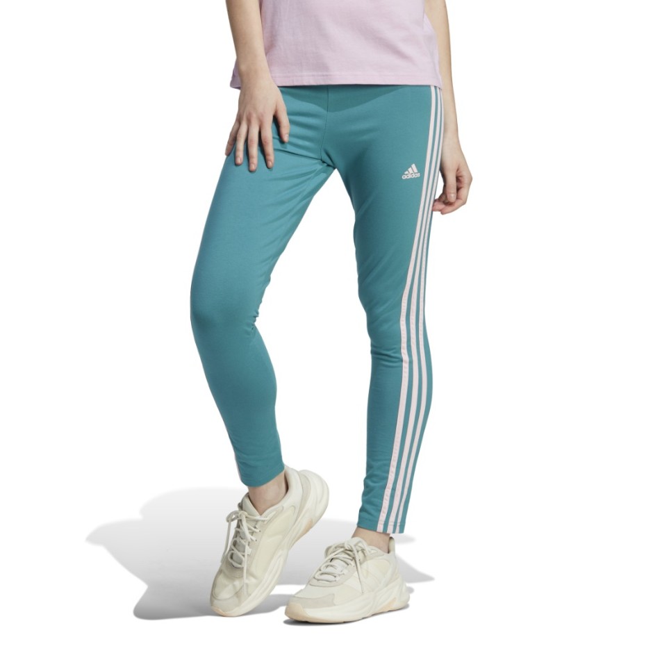 adidas pink and green leggings