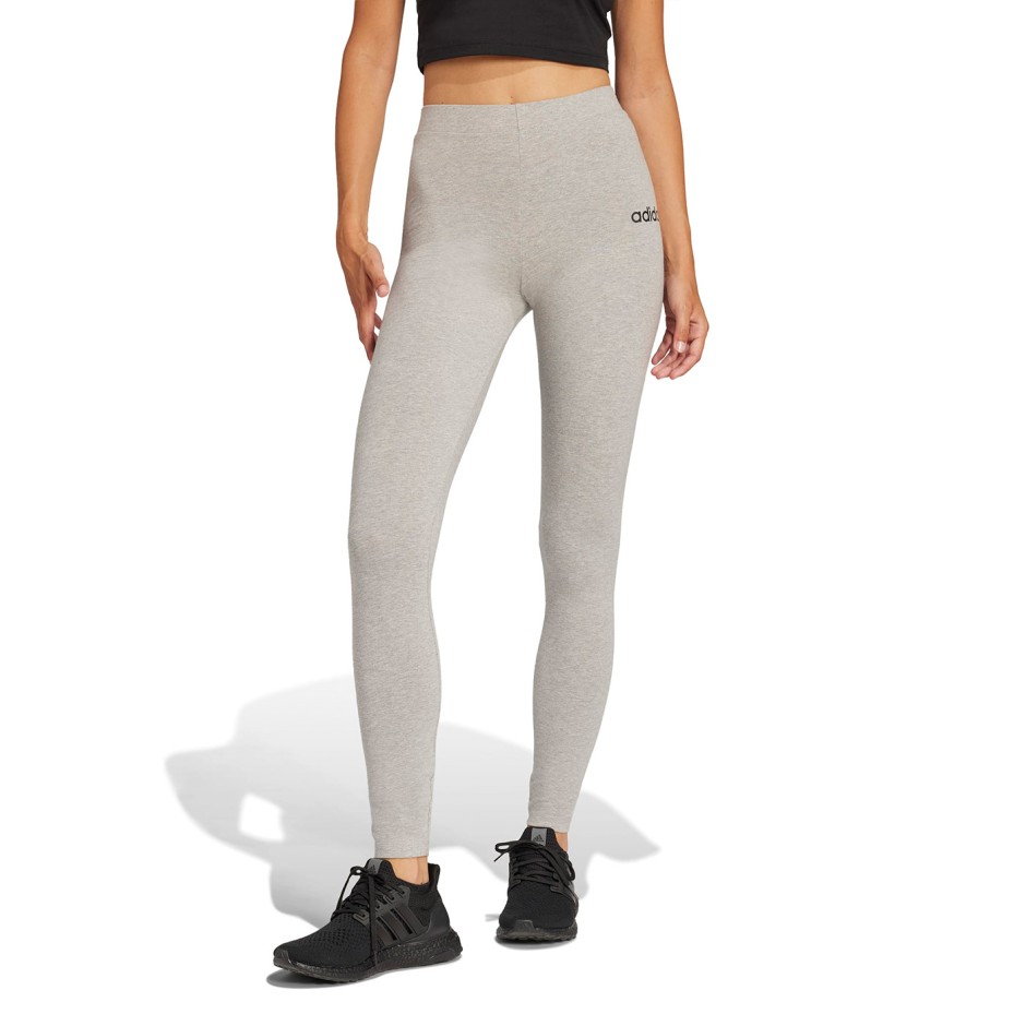 Γυναικείο Κολάν Γκρι - adidas Sportswear Essentials Linear Cotton