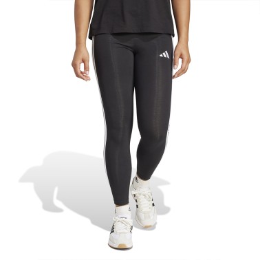 Γυναικείο Κολάν Μαύρο - adidas Sportswear Essentials 3-Stripes Cotton