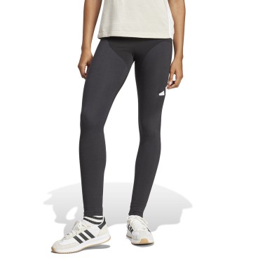 Γυναικείο Κολάν Μαύρο - adidas Sportswear Essentials Big Logo Cotton