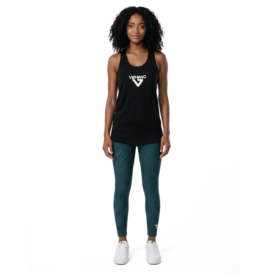Women's Training Leggings Petrol - VENIMO 