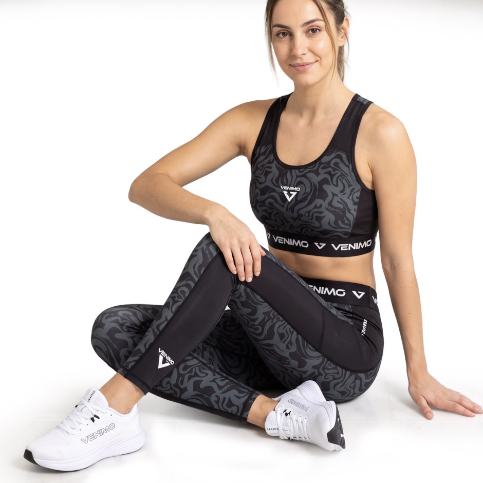 Women's Training Leggings Black - VENIMO 