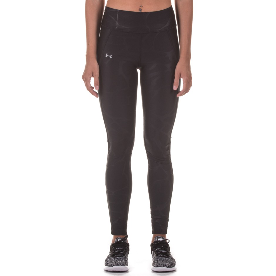 UNDER ARMOUR FLY BY PRINTED LEGGING 1297937-009 Μαύρο