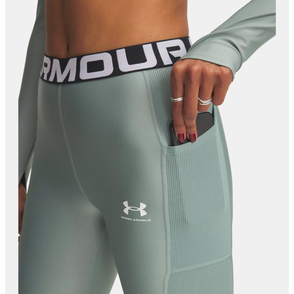 UNDER ARMOUR HEATGEAR RIB LEGGING 1388693-348 Κhaki